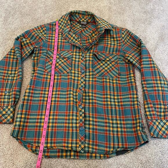 Outdoor Research Women's Flannel Shirt Cotton Wool Size Small Petite - Picture 7 of 8